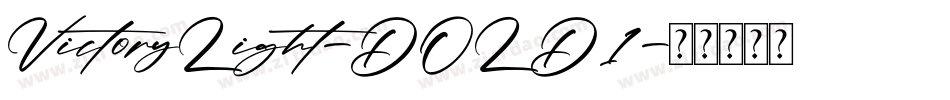 VictoryLight-DOLD1字体转换