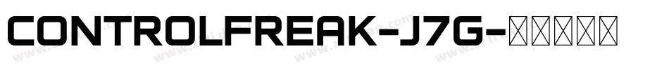 ControlFreak-j7G字体转换