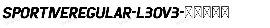 SportiveRegular-L3Ov3字体转换