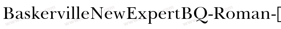 BaskervilleNewExpertBQ-Roman字体转换