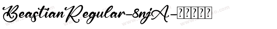 BeastianRegular-8njA字体转换