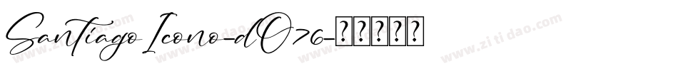 SantiagoIcono-dO76字体转换