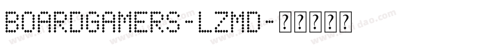 Boardgamers-lzmd字体转换