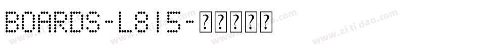 Boards-l815字体转换