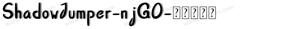 ShadowJumper-njGO字体转换