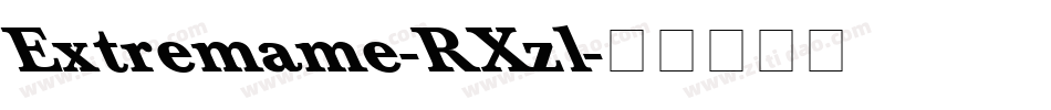 Extremame-RXzl字体转换