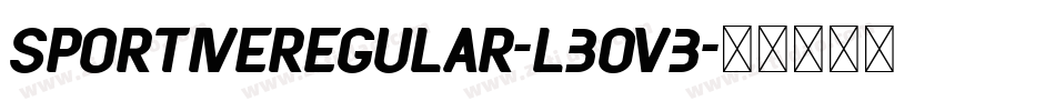 SportiveRegular-L3Ov3字体转换