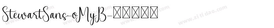 StewartSans-oMyB字体转换