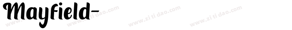 Mayfield字体转换
