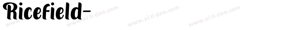 Ricefield字体转换