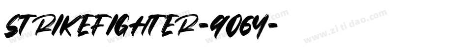 StrikeFighter-9O6y字体转换
