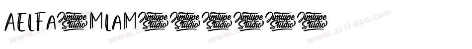 Aelfa-mlam字体转换