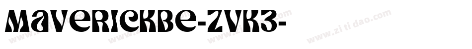 MaverickBe-ZVK3字体转换