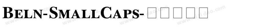 Beln-SmallCaps字体转换
