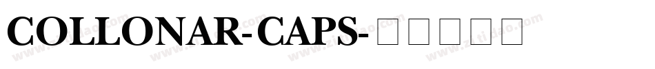 COLLONAR-CAPS字体转换