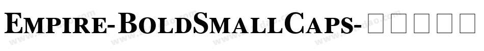 Empire-BoldSmallCaps字体转换