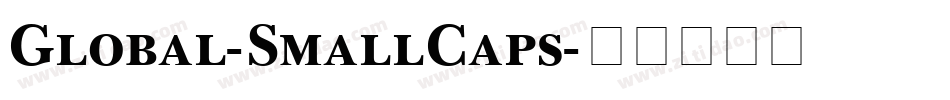 Global-SmallCaps字体转换