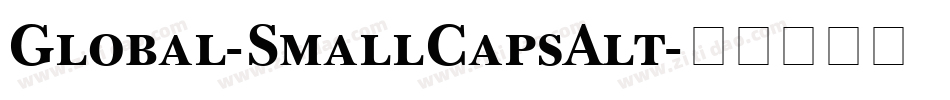 Global-SmallCapsAlt字体转换