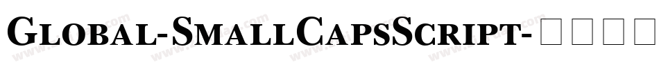 Global-SmallCapsScript字体转换