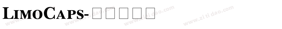 LimoCaps字体转换