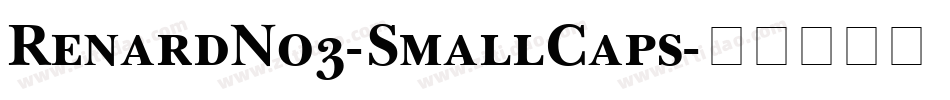 RenardNo3-SmallCaps字体转换
