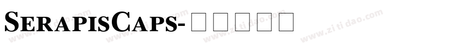 SerapisCaps字体转换