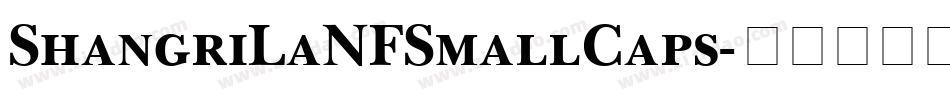 ShangriLaNFSmallCaps字体转换