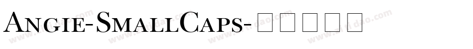 Angie-SmallCaps字体转换