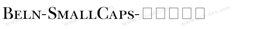 Beln-SmallCaps字体转换