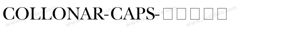 COLLONAR-CAPS字体转换