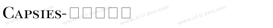 Capsies字体转换