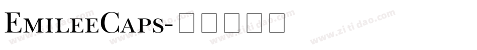 EmileeCaps字体转换