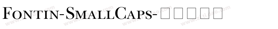 Fontin-SmallCaps字体转换
