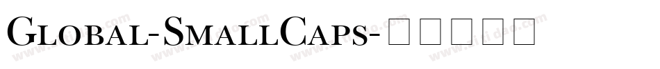 Global-SmallCaps字体转换