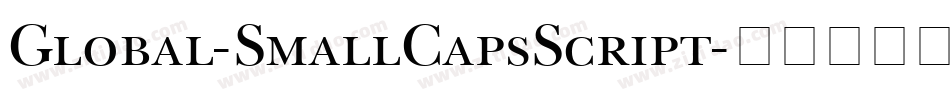 Global-SmallCapsScript字体转换