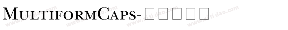 MultiformCaps字体转换