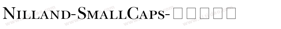 Nilland-SmallCaps字体转换
