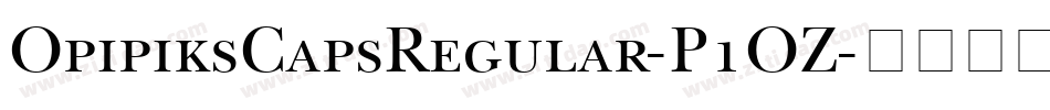 OpipiksCapsRegular-P1OZ字体转换 OpipiksCapsRegular-P1OZ字体转换