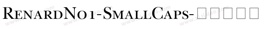 RenardNo1-SmallCaps字体转换