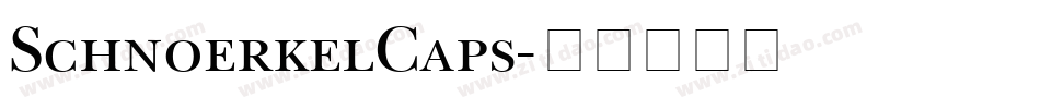 SchnoerkelCaps字体转换