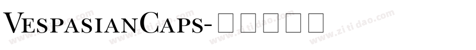 VespasianCaps字体转换