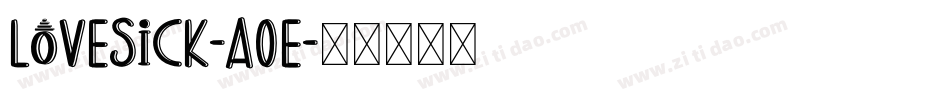 Lovesick-AOE字体转换