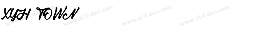 XYH_TOWN字体转换