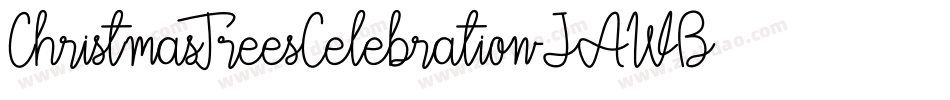 ChristmasTreesCelebration-JAWB字体转换