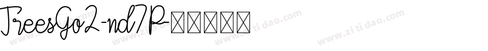TreesGo2-nd7P字体转换