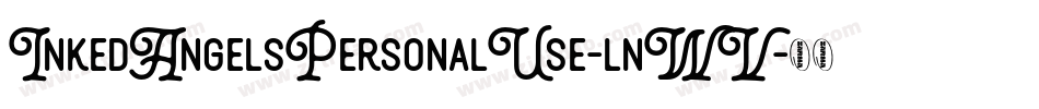 InkedAngelsPersonalUse-lnWV字体转换