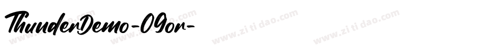 ThunderDemo-09or字体转换