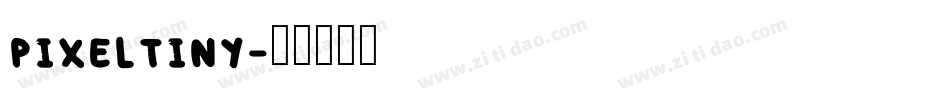 PixelTiny字体转换