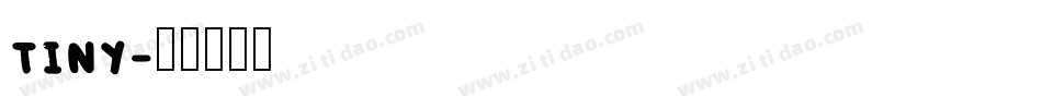 TINY字体转换