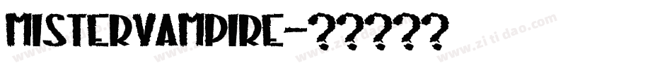 MisterVampire字体转换